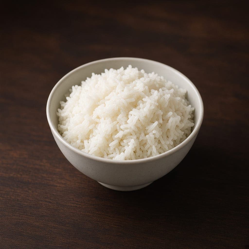Steamed jasmine rice